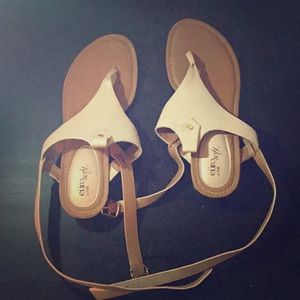Women’s white sandals